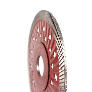 180mm Hot Pressed Turbo Diamond Saw Blade Ceramic Cutting Disc For Marble