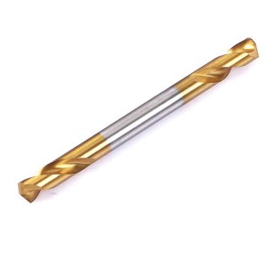 Fully Ground HSS Titanium Coated Double Ended Twist Drill Bit For Sheet Metal Drilling