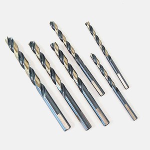 Fully Ground Black & Gold HSS Triangle Shank Twist Drill Bit For Metal