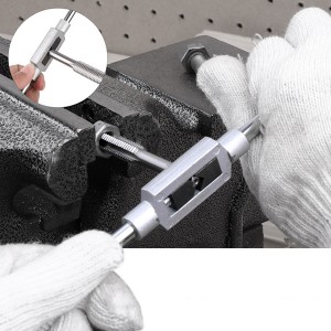44PCS Metric Taps & Dies Kit For Thread Tapping And Cutting In Plastic Box
