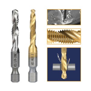 Combination Drill Tap Set 12pcs HSS Metric & Inch With Carry Case For Lathe Machine Tapping Threads