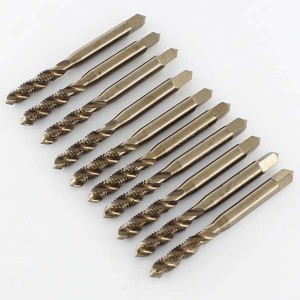M35 High Speed Steel Cobalt Spiral Flute Machine Taps Tapping Tools For CNC Machine