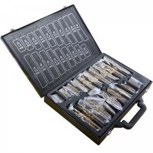 170pcs HSS Twist Drill Bit Set Titanium Coated 1.0-10mm For Wood Metal Hole Drilling