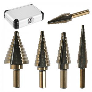 5PCS HSS Inch Step Drill bits Set For Metal Drilling