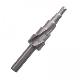 3 Flat Shank Bright Step Drill Bit Cutting Tools for Metal Drilling