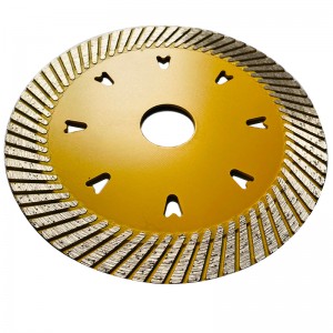 115mm Hot Pressed Turbo Diamond Saw Blade For Cutting Marble Granite Masonry