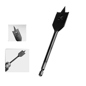 Factory Direct 11 Piece Set Black Hexagonal Shank Spade Drill Bit For Woodworking Reaming Punch