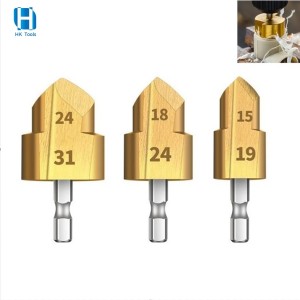 PPR Lifting Drill Bit Stepped Drill 20 25 32 Reamer For 1/2″ 3/4″ 1″ Hot Melt Water Pipe Hole Opener Leak Repair Connection Tool