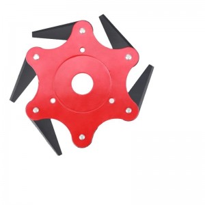 Bestseller Factory Seis cuchillos Desbrozadora Cuchilla de corte para cortar césped