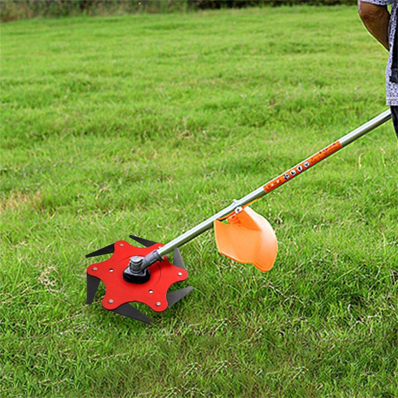 6 leaf knife lawn mower blade for cutting grass application2