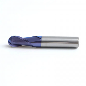 The Best China factory 60 HRC Carbide 2 Flute Standard Length Ball Nose End Mills