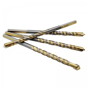 Multi-Purpose Masonry Drill Bit For Concrete Marble Tile Masonry Drilling With Tri-flat Shank