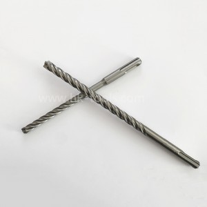 High Performance Full Carbide Head Cross Tip SDS Plus Hammer Drill Bit for Concrete Cement with Rebar