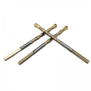 Multi-Purpose Masonry Drill Bit For Concrete Marble Tile Masonry Drilling With Tri-flat Shank
