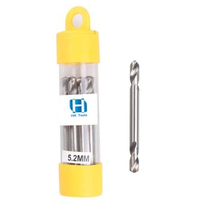 HSS Double Ended Twist Drill Bit 5.2mm Fully Ground For Metal Thin Sheet Drilling