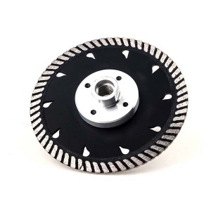125/150mm Granite Turbo Diamond Saw Blade 2-in-1 Design M14 or 5/8″-11 For Marble Concrete