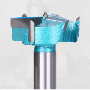 1pcs 25-60mm 3 Blades Forstner Drill Bit Woodworking tools Hinge Boring drill bits Tungsten Carbide Cutter