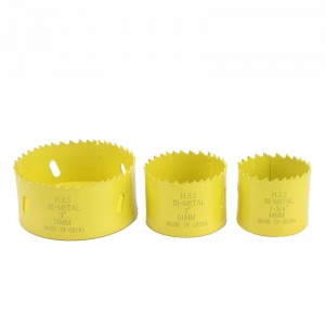 19PCS Bi-metal Hole Saw Cutter Kit 19-76mm Woodworking Hole Opener For PVC Board Gypsum Board