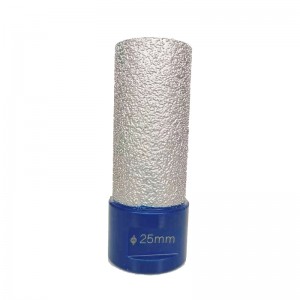 M14 Thread Vacuum Brazed Milling Cutter Diamond Finger Bit For Tile Granite Marble