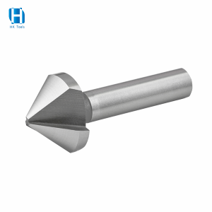 90 Degree Countersink Drill Bit Triple Flute Single Edge Chamferer Deburring Trimming Reaming HSS