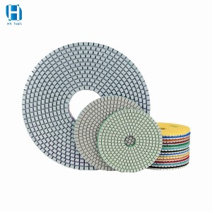 8Inch Diamond Resin Polishing Pads Concrete Floor Grinding Disc China Manufacturer