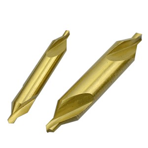 M35 HSS-Co(5%) Titanium-Coated Centre Drill Bits Type-A 1.5-5mm For Metal