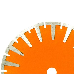 230mm T Shape Segmented Diamond Saw Blade Dry Cutting Disc for Fast Cutting Granite Marble