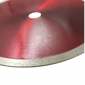 Hot Pressed Sintered Continous Rim Diamond Saw Blade 105mm For Marble
