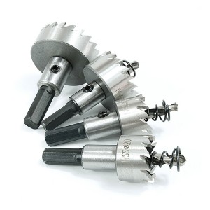HSS6542 Hole Saw Triangluar Shank High Speed Stell Hole Opener For Metal Stainless Steel