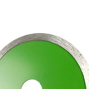 Continuous Rim Diamond Circular Saw Blade Wet Cutting For Tile Marble