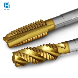 DIN371&DIN376 Machine Taps Spiral Pointed with TiN Coated CNC machine taps for threading stainless steel