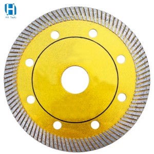 105mm 115mm 125mm Hot Press Cutting Tile Turbo Diamond Saw Blade Disc For Porcelain