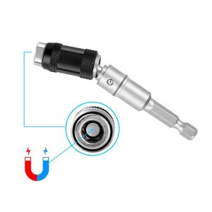 1/4″ Hex Magnetic Ring Screwdriver Bits Drill Hand Tools Drill Bit Extension Rod Quick Change Holder Drive Guide Screw Drill Tip