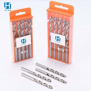 5/10PCS HSS6542 Bright Straight Shank Twist Drill Bit Set M2 For Metal