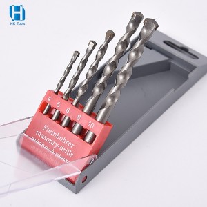 Wholesale 5PCS Masonry Drill Bit Set Round Shank For Concrete Wall