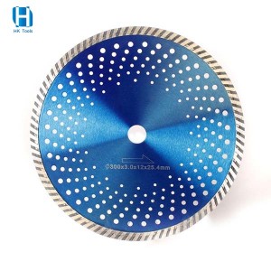300mm Cold Pressed Turbo Diamond Saw Blade For Marble Granite Cutting Disc