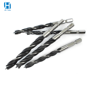 Wholesale Hexagonal Shank Brad Point Drill Bit For Woodworking Wood Planks