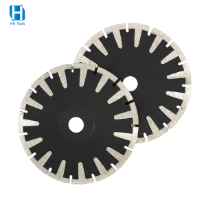 HKTools Professional 125 mm T-shaped Segment Diamond Saw Blade For Granite Marble Cutting