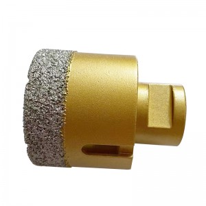 Customized Vacuum Brazed Hole Saw M14 Diamond Core Drill Bits Set For Porcelain Tile Masonry