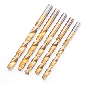 1-10mm HSS Straight Shank Drill Bit Titanium Coated For Metal Drilling