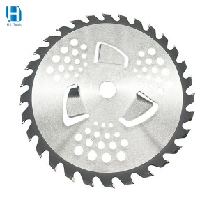 255*30T Circular Saw Blade Tungsten Carbide Mower blade For Garden Shrub