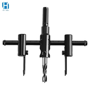 Wood Circle Hole Saw Cutter Aircraft Type Adjustable Woodworking Hole Saw Opener Drill Bit