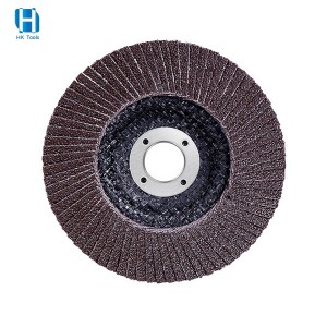 Calcined Aluminium Oxide Flap Disc With Fiberglass Backing Pad 115mm Abrasives Tools