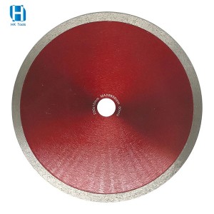 Hot Pressed Sintered Continous Rim Diamond Saw Blade 105mm For Marble