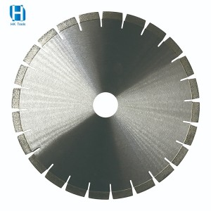 300-450mm Diamond Saw Blade Sliver Brazed Cutting Disc For Granite Marble