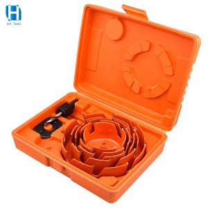 5PCS Alloy Woodworking Hole Opener Set For Plasterboard PVC Board Reamer 64-127mm