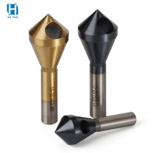 HSS Cobalt Countersink Drill Bit 90 Degree With Round Shank For Hole Chamfering