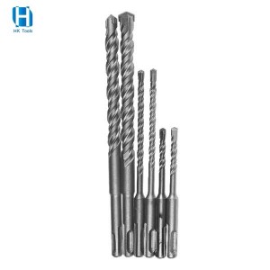 YG8 SDS Plus Hammer Drill Bit Cross Tips 4 Flute For Concrete Masonry