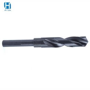 HSS 6542 Reduced Shank Twist Drill Bit With Silver & Deming 1/2″ Reduced Shank For Metal