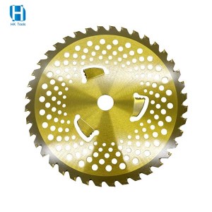 Wholesale 255mm 40T TCT Carbide Mowing Saw Blade For Grass Cutting